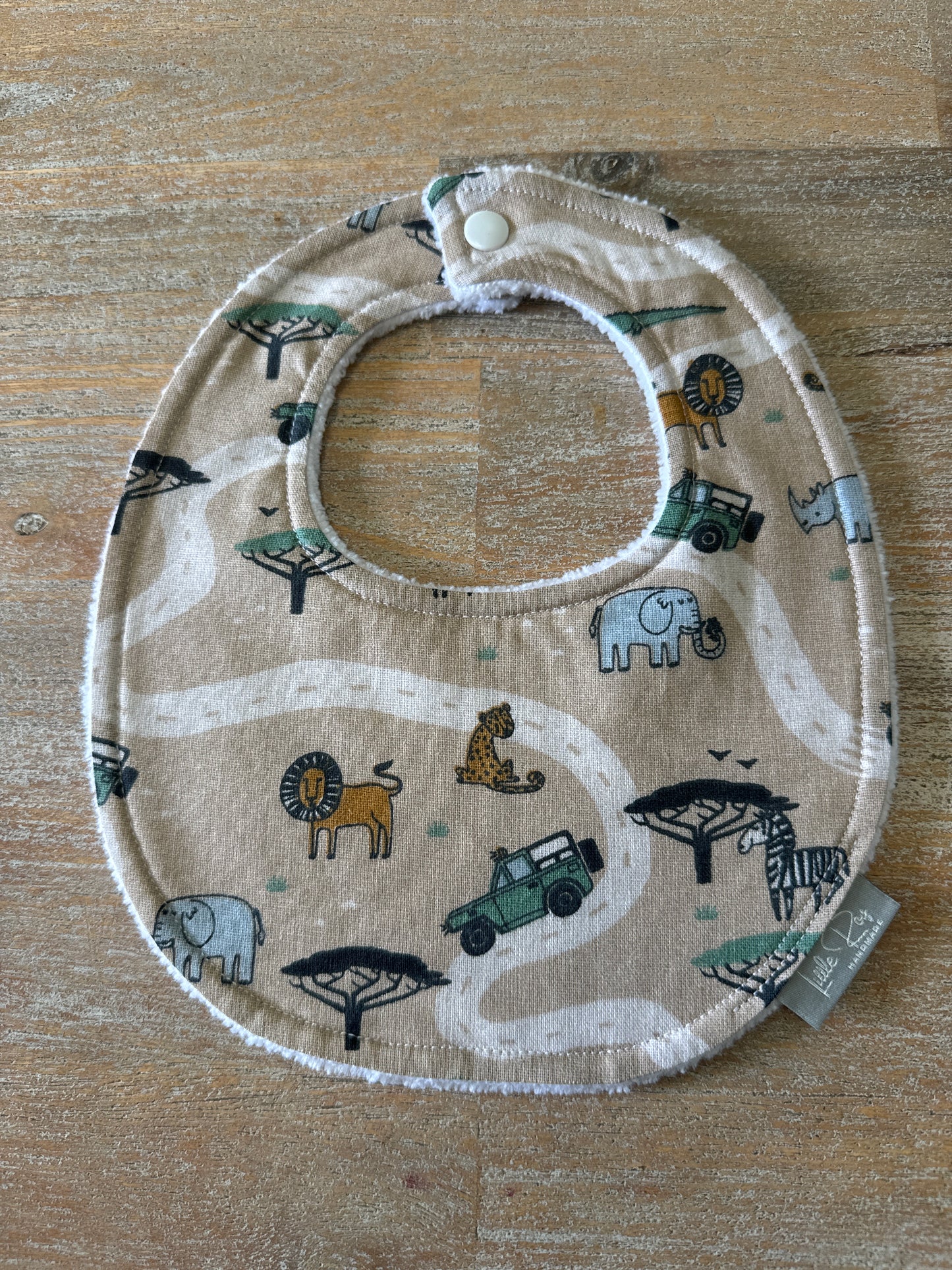 Neutral Safari Bib