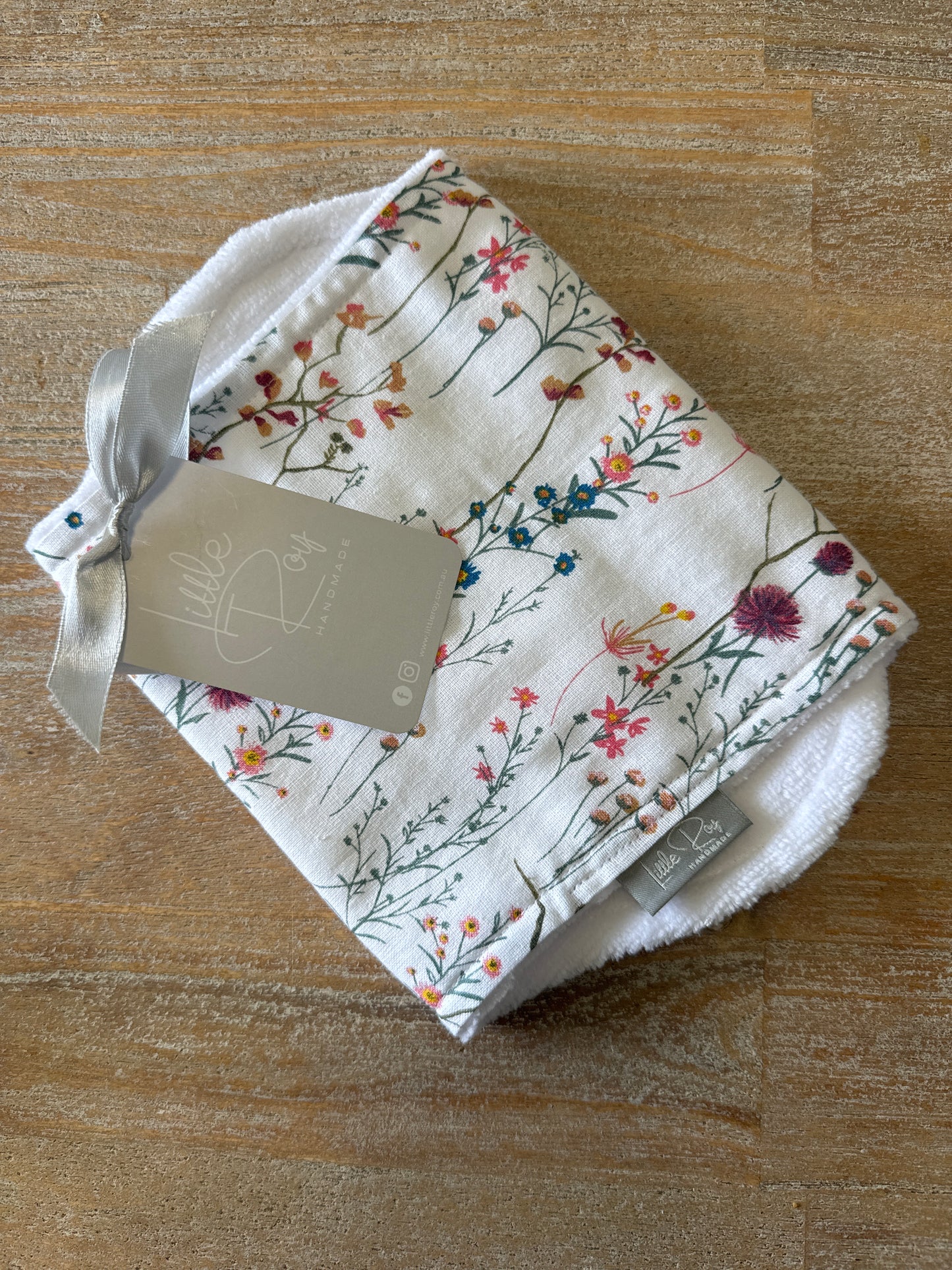 Flower Garden Burp Cloth