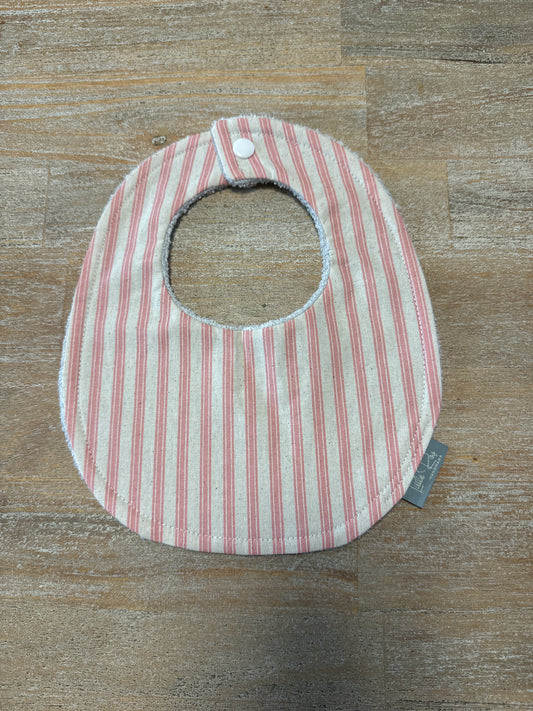 Pink Stripe Bib