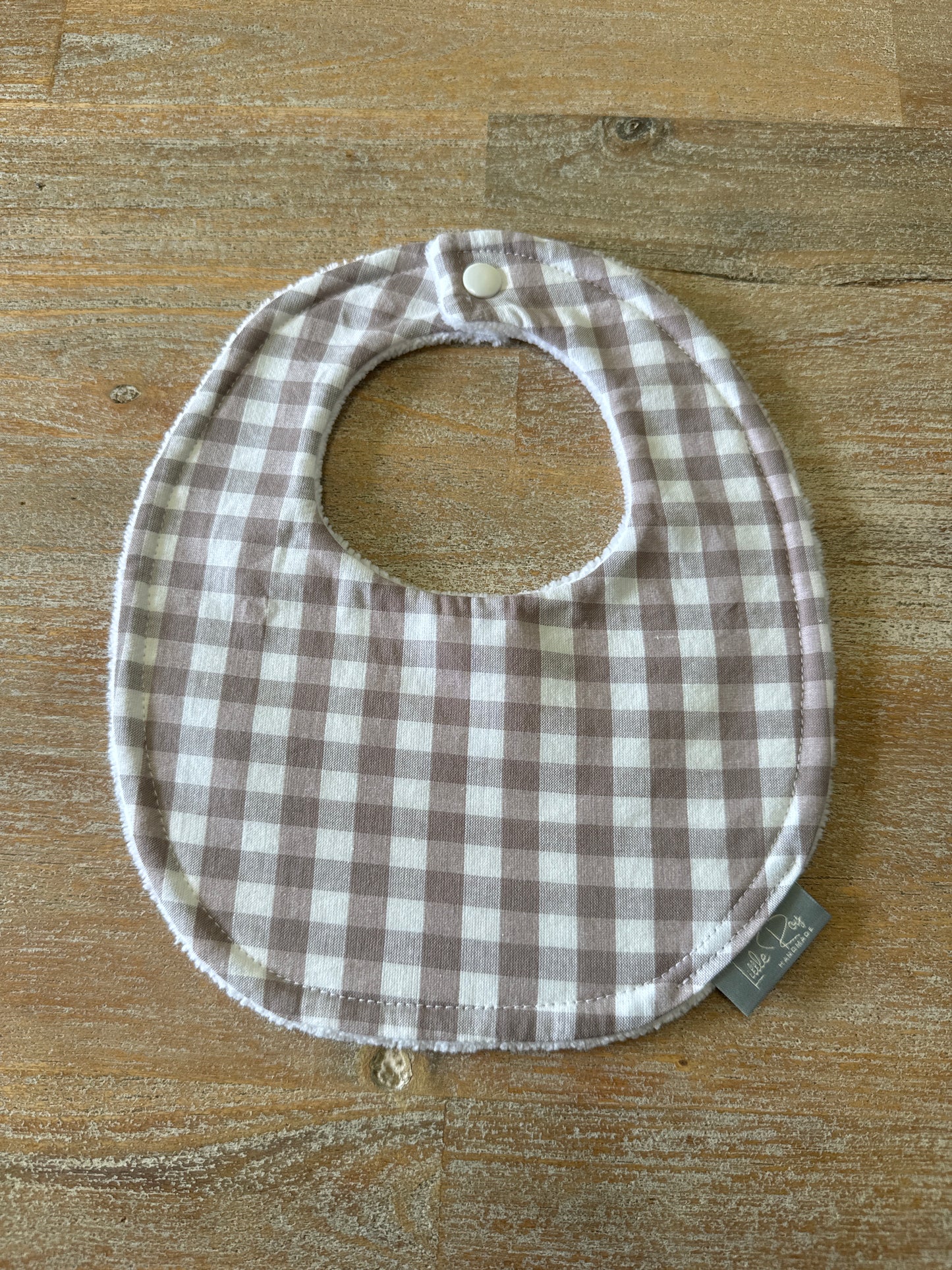 Fawn Gingham Bib