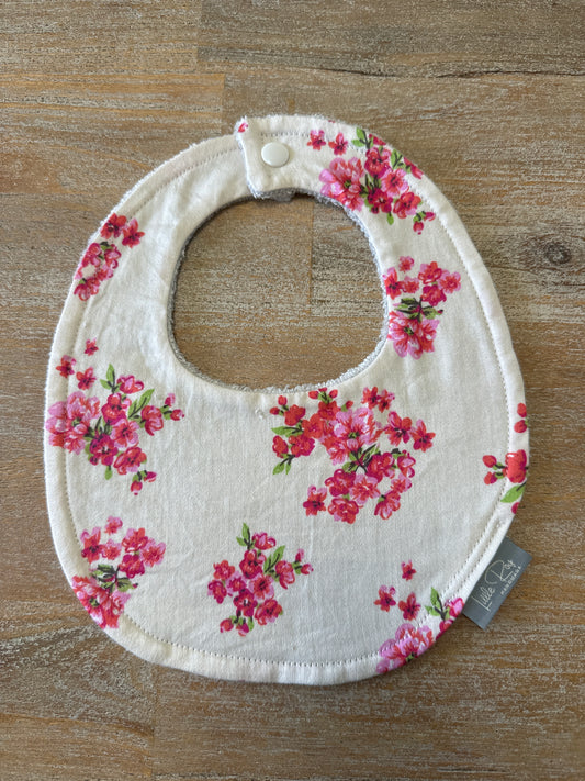 Pink Posy Bib